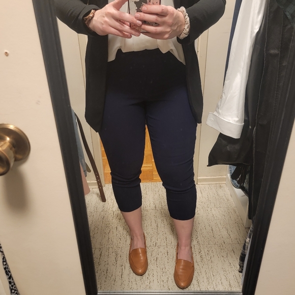 BNWT High waisted Slim fit Crop Dress Pants - Picture 4 of 9